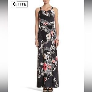 White House Black Market floral Maxi dress.  Petite small